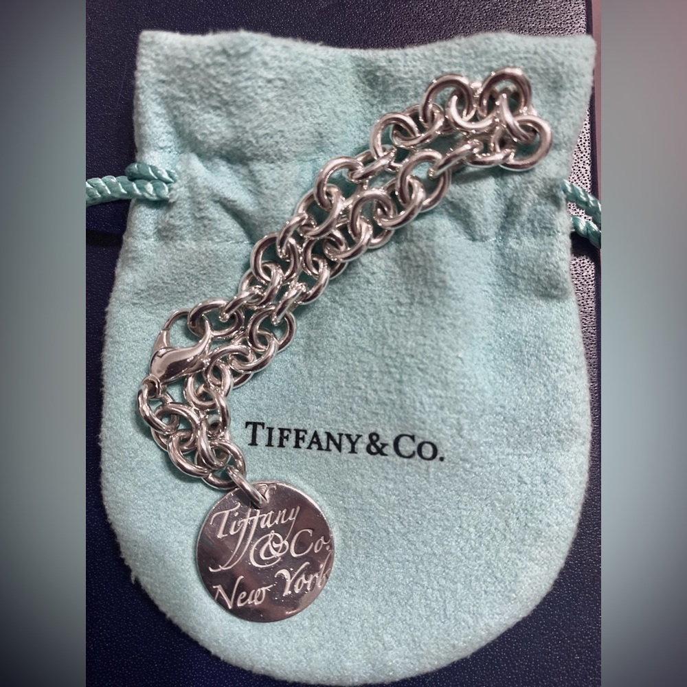 “Return to Tiffany” Script Tag Sterling Silver Bracelet